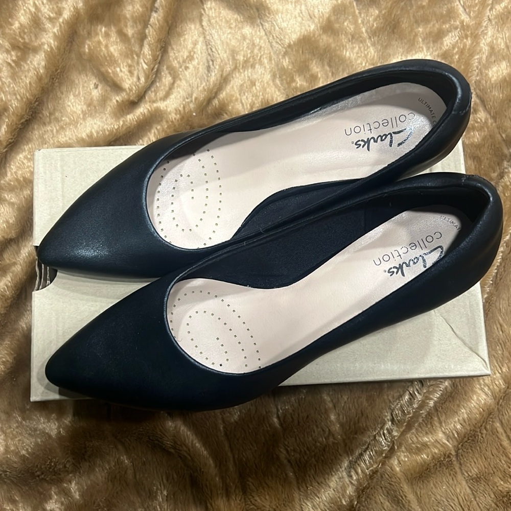 Black Mini Clark’s Collection Heels